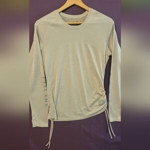 Reel Life Womens UV Long Sleeve Shirt LightBlue. Large. Adjustable Side Ties